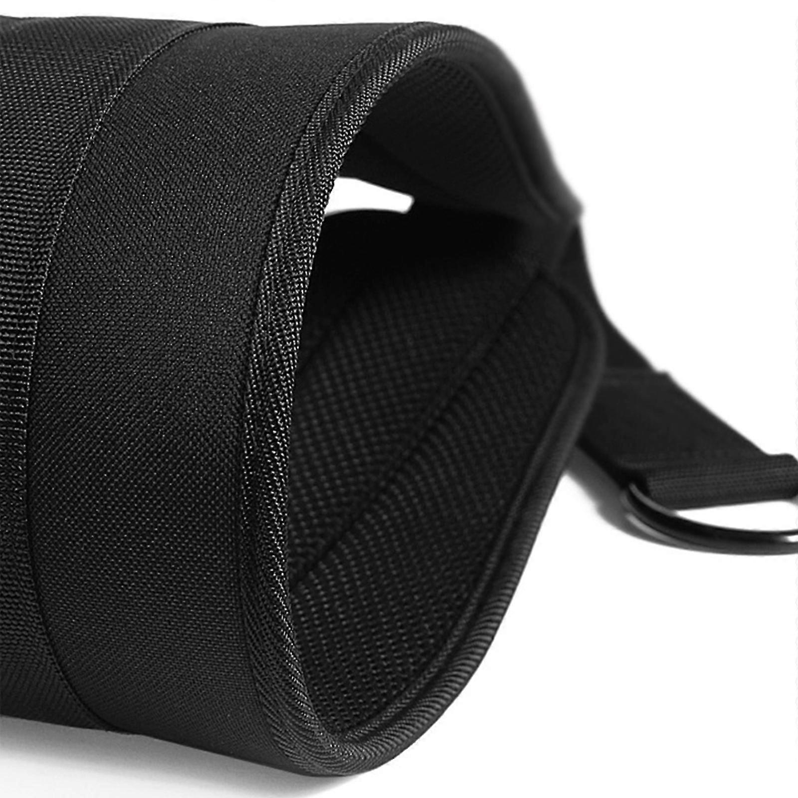 Seektop Weighted Pull Up Dip Belt With Chain (100kg Capacity) - Home Gym Strength Training Waist Belt, Black Eva Material - Image 4
