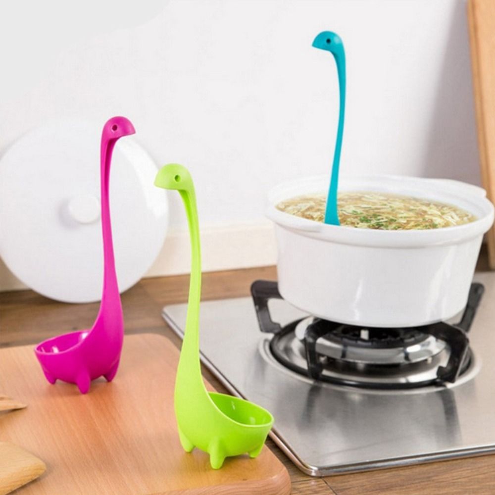 3-Pack Nessie Soup Ladle Loch Ness Design Upright Spoon Home Kitchen Bar Cooking Accessories - Image 1