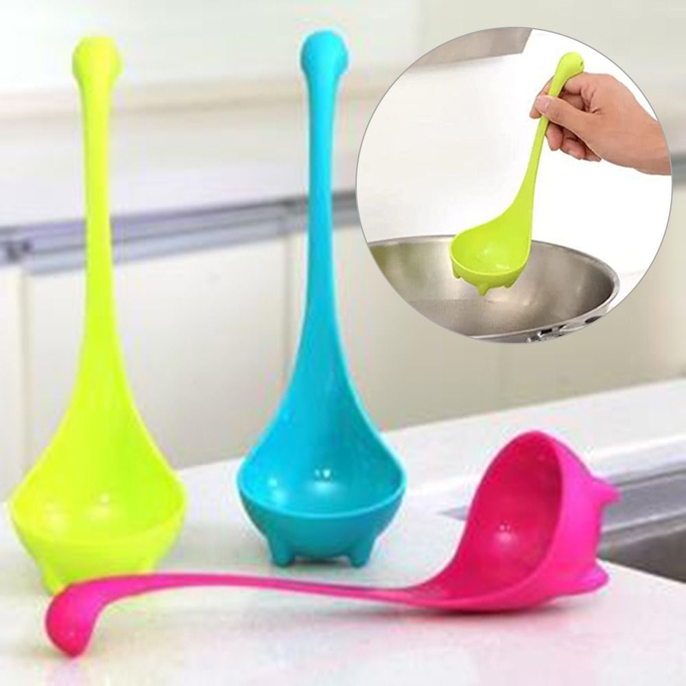 3-Pack Nessie Soup Ladle Loch Ness Design Upright Spoon Home Kitchen Bar Cooking Accessories - Image 2