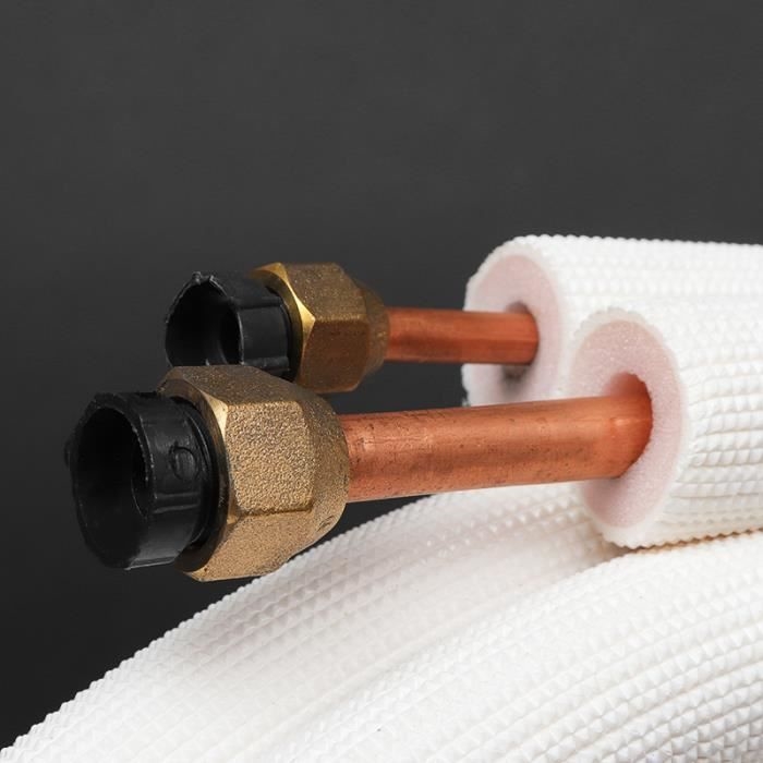 TEMPSA Air Conditioning Pipe - 1/4+3/8 - Insulated Copper - 3M White_max White - Image 3