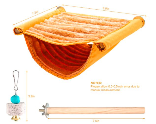 Hamster Hammock Rat Bird Parrot Hanging Warm Bed House Cage - Image 2