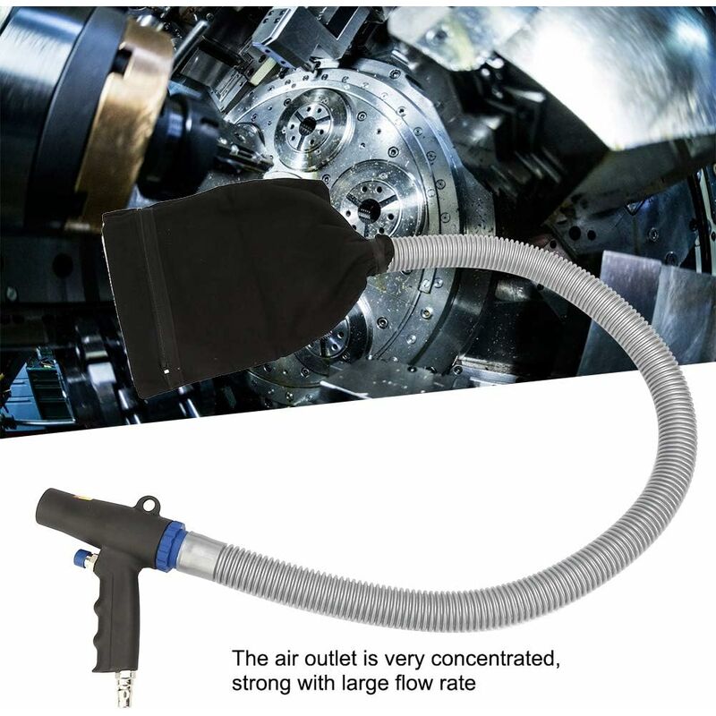 Air Blower Vacuum Gun Pneumatic Vacuum Kit - Dual Function Blower Vacuum Gun, Air Suction Blower Vacuum Gun, Including Bags, Tubes and Accessories - Image 4