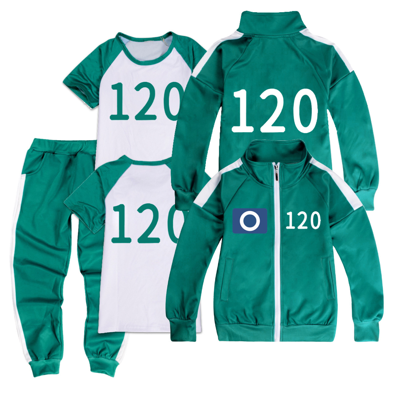 Squid Game, training clothes, complete set with number 230 230 230 230 150 - Image 7