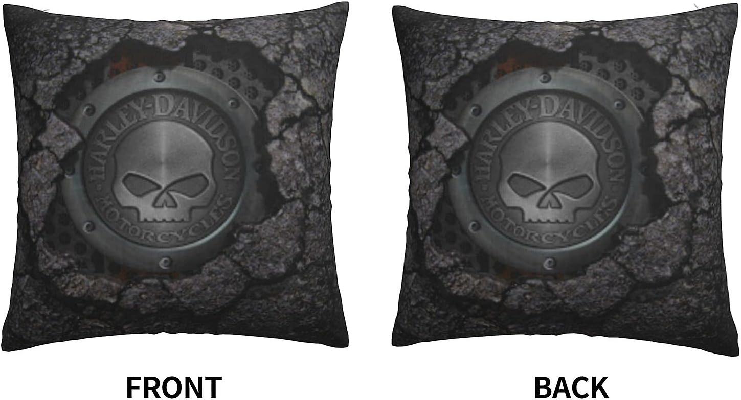 Decorative Pillowcase Harley Davidson Warm and Soft Pillowcase for Decorative Pillowcases in Bed Sofa Outdoor Cushion (H-400) - Image 3
