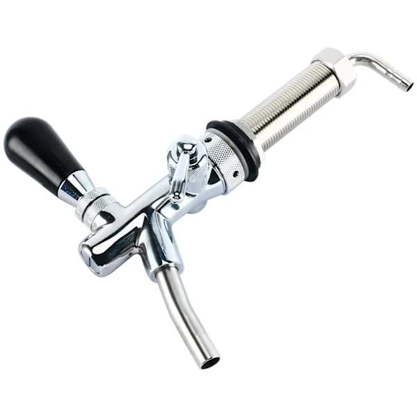 |NN| Ocean Adjustable Beer Faucet with Ball Valve - Disconnects Liquids - Image 1