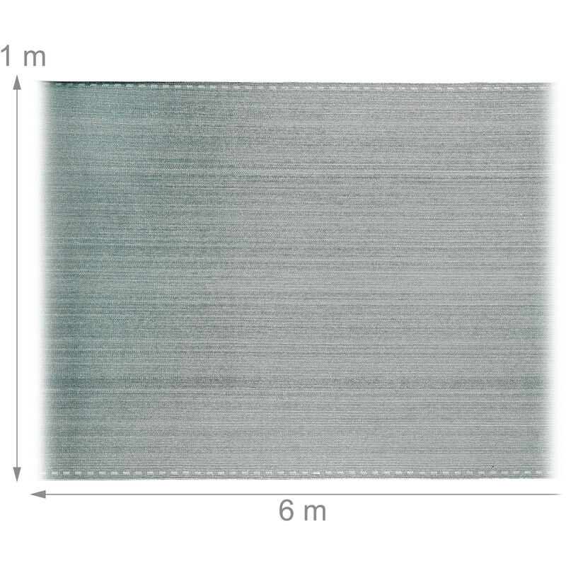 Fence fabric, privacy screen for garden fences & balcony railings, HDPE fabric, UV-stabilized, weatherproof, 1x5m, green - Image 4