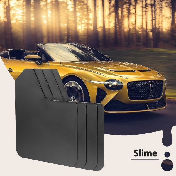 {CA}4pcs Universal Mud Flaps for Car Pickup Van Truck Mudguards with Screw - Image 4