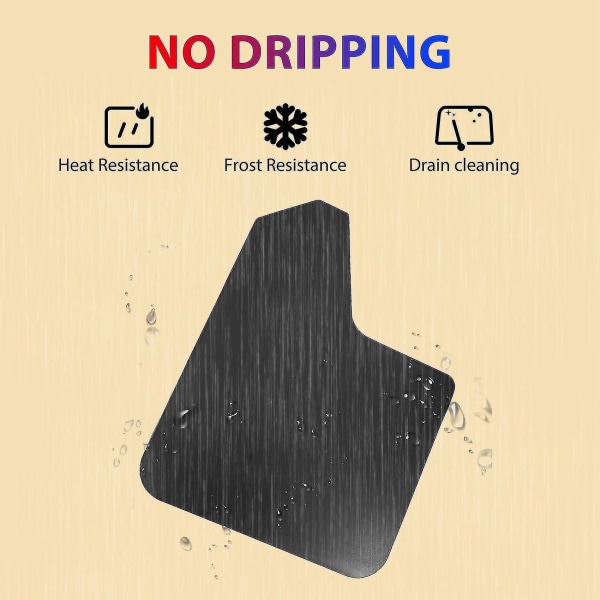 {CA}4pcs Universal Mud Flaps for Car Pickup Van Truck Mudguards with Screw - Image 5
