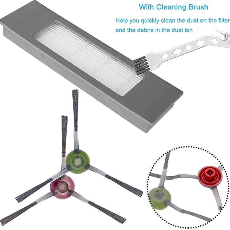 Deebot T9+ Max Power Robot Vacuum Cleaner Accessories Replacement Kit - Image 3