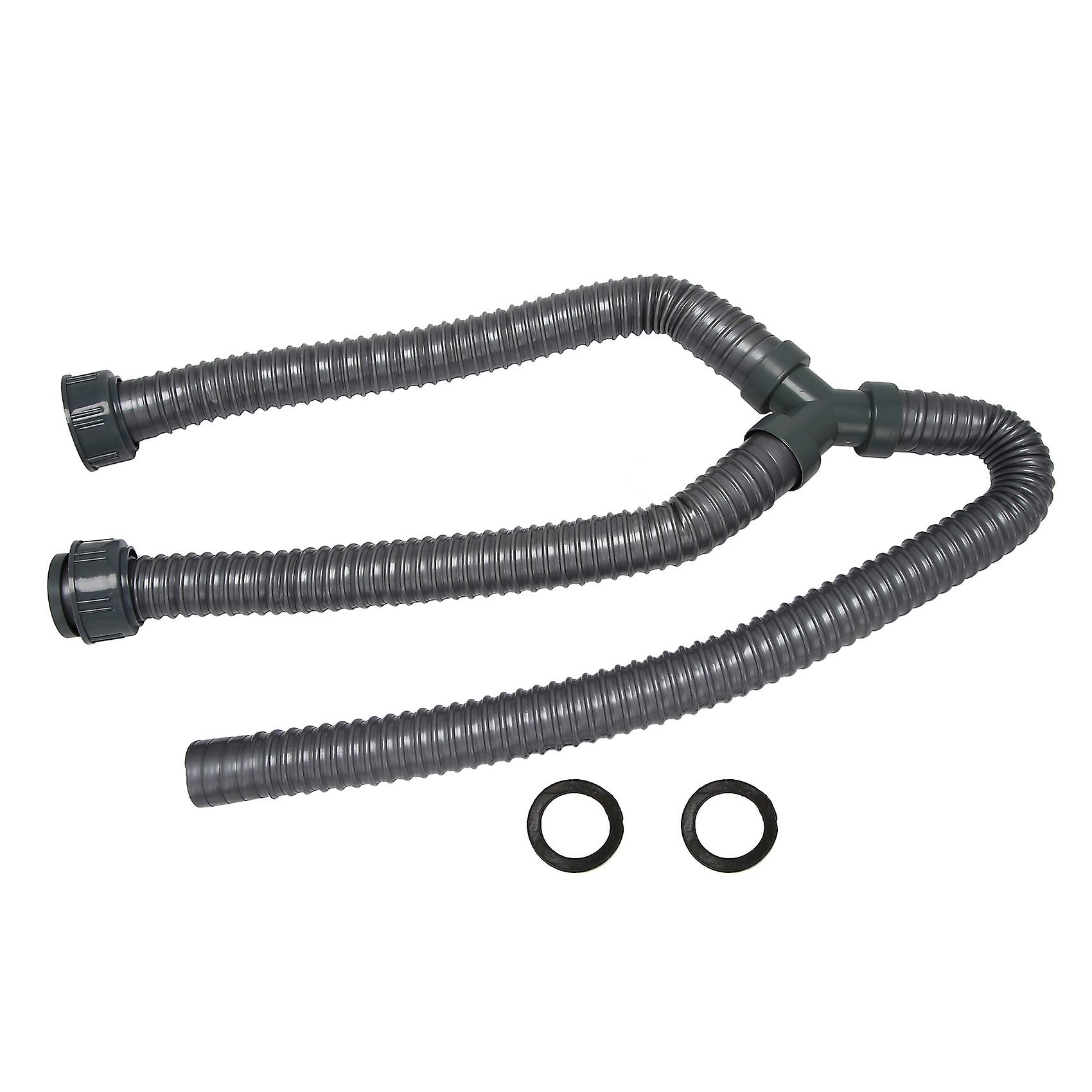 1m Washing Machine PVC Y-Shaped Drain Hose Washing Machine Pipe Connector - Image 1