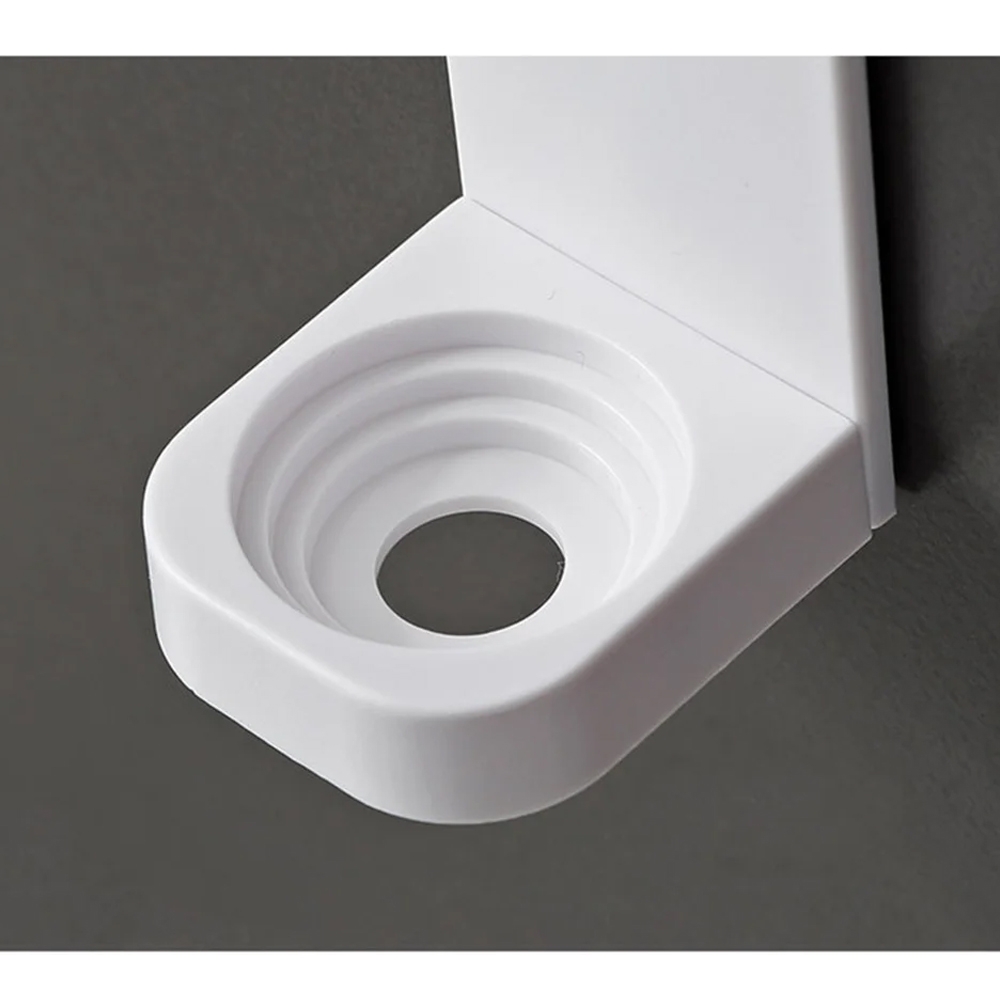 2-pack - Wall-mounted toothbrush holder for electric toothbrushes White white - Image 5