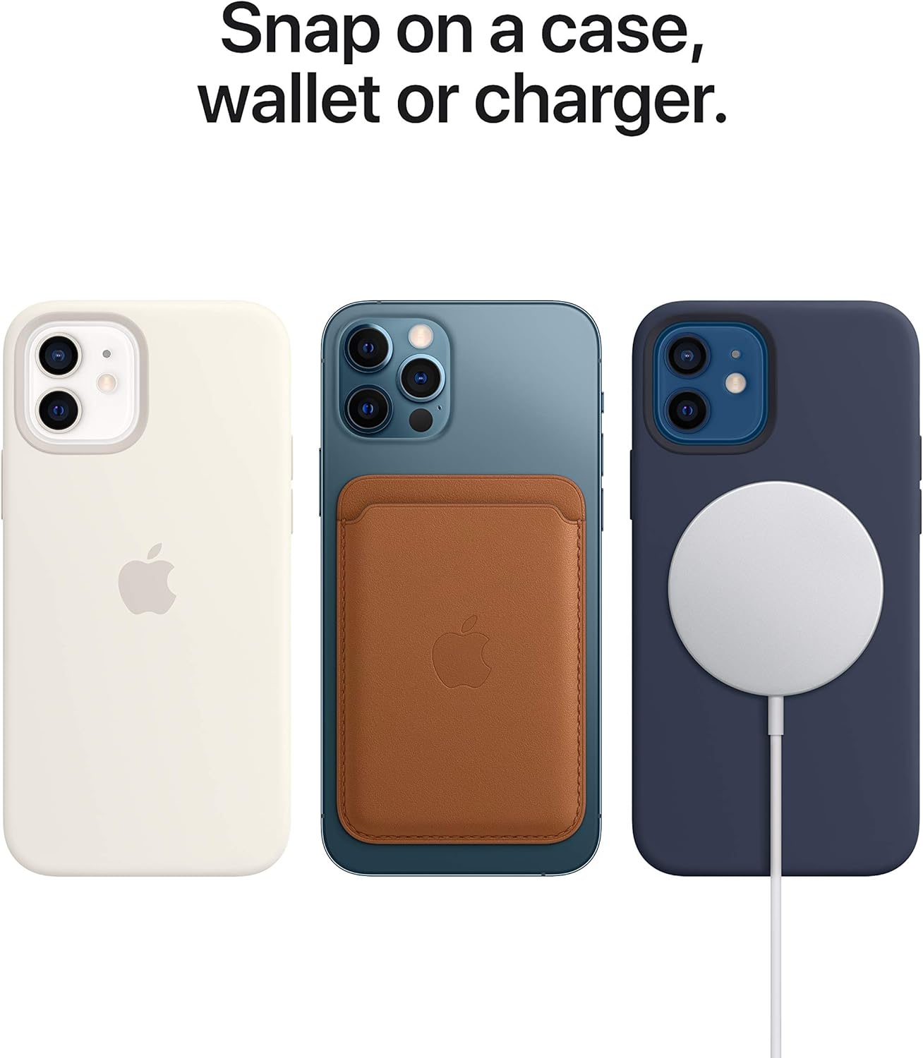 Compatible with MagSafe magnetic card holder for all iPhone models,Leather magnetic SIM card holder - Image 5