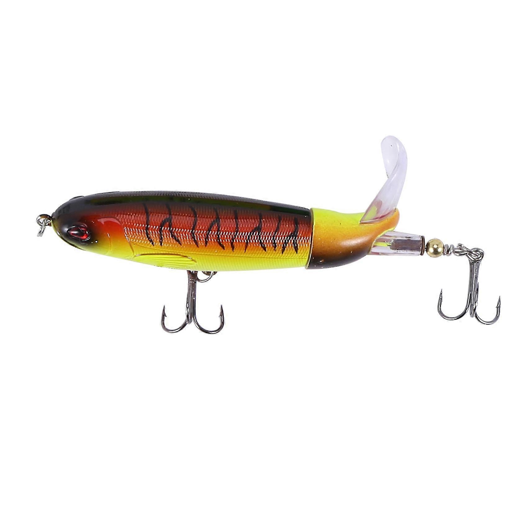 8pcs Whopper Plopper 11cm 15g Floating Popper Fishing Lure Artificial Hard Bait Wobbler Rotating Ta - Image 2
