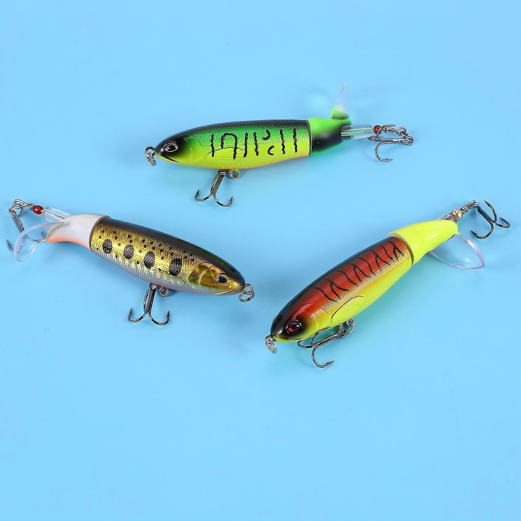 8pcs Whopper Plopper 11cm 15g Floating Popper Fishing Lure Artificial Hard Bait Wobbler Rotating Ta - Image 5
