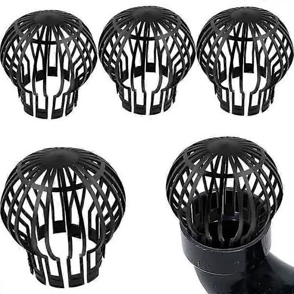 Set of 4 downpipe covers, gutter covers 145 x 11 cm - Brand - Black - Image 1