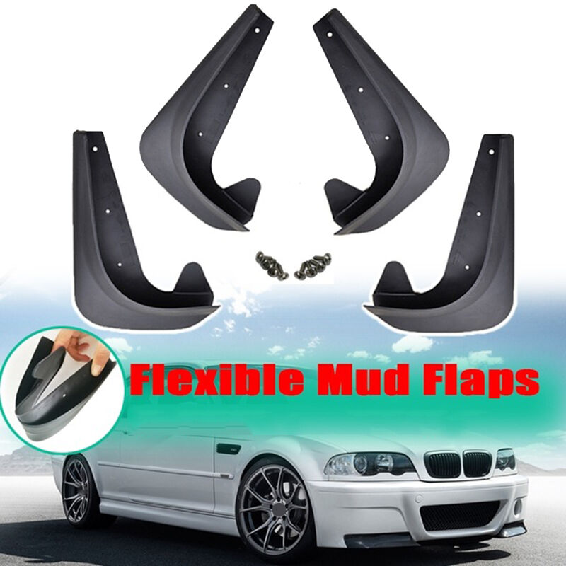 Car Mud Flaps - 3, 5, 7 Series E30, E46, E90, E91, E92, E93, E60, F10, F11, G30, E38, E65, F01 (Universal Version) - Image 2