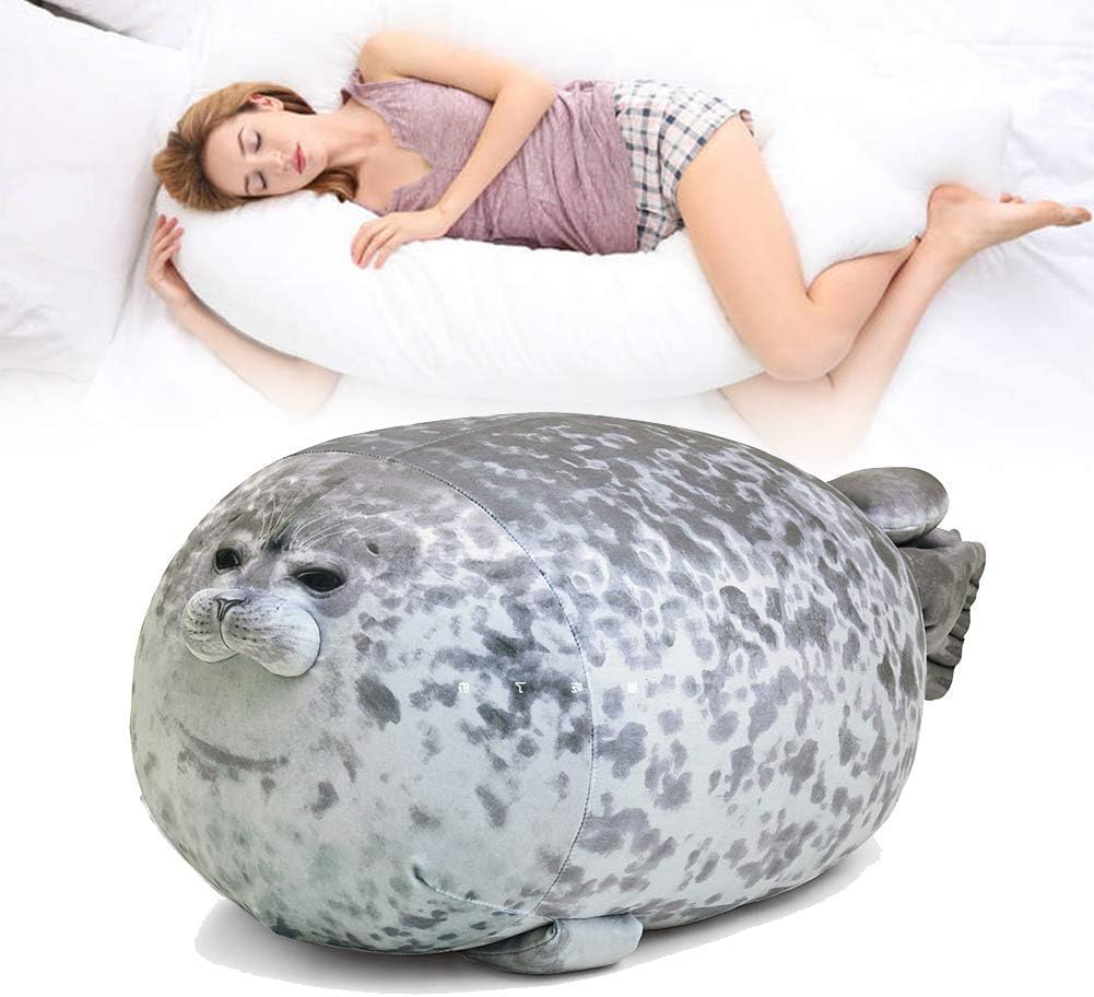 Thick seal pillow cute seal plush toy stuffed animal toy_tfrf 30CM - Image 2