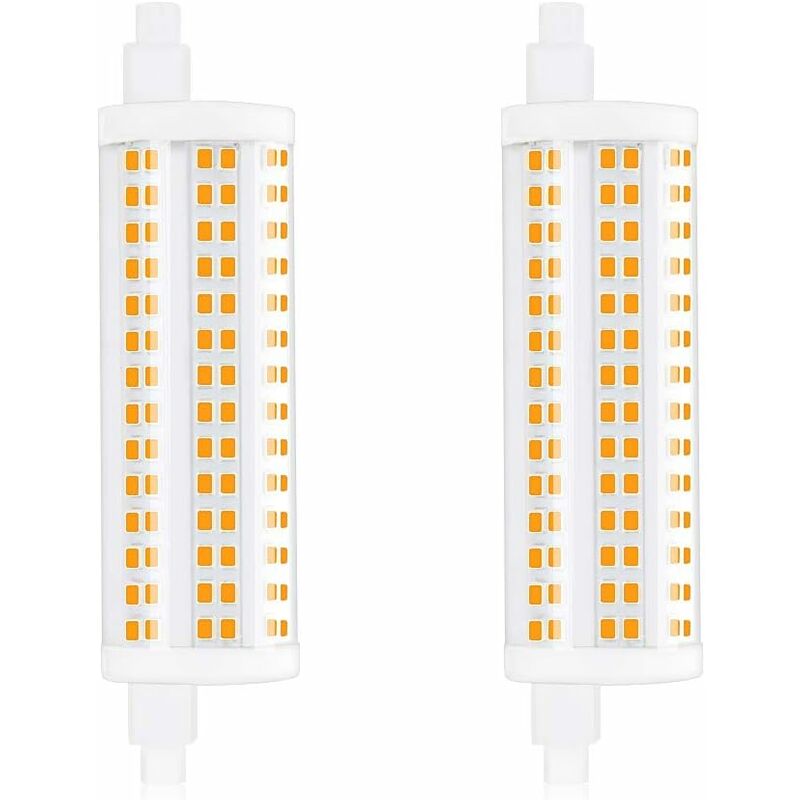 20W 118mm R7s Dimmable LED bulb, Daylight 4000K, 2200lm, 2 pcs - Equivalent to 200W Halogen, Energy Class A+ - Image 1