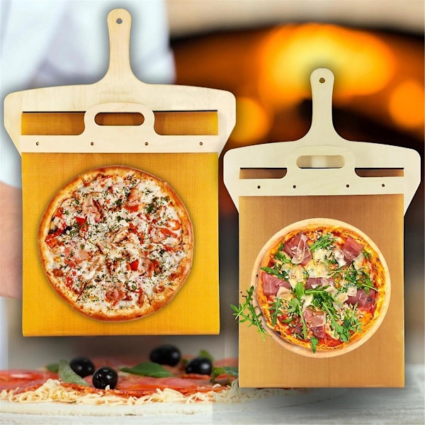 Sliding Pizza Shovel Pala Pizza Scorrevole Pizza Shovel That Transfers Pizza Perfectly Non-Stick_OF - Image 2