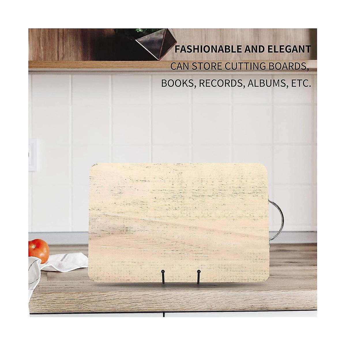 {CA} 8 inch black metal plate stand plate holder for picture, decorative plate, book - Image 5