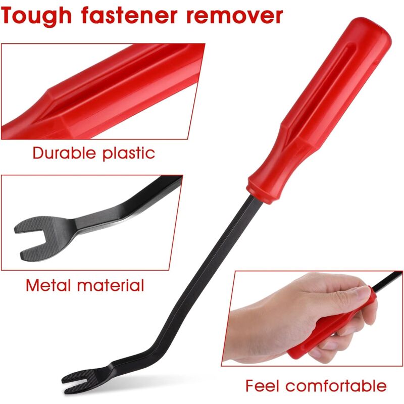 Furniture Staple Removal Tool, Staple Remover Heavy Duty Remover Nail Puller Removal Tool Furniture Nail Remover (2 pcs) - Image 4