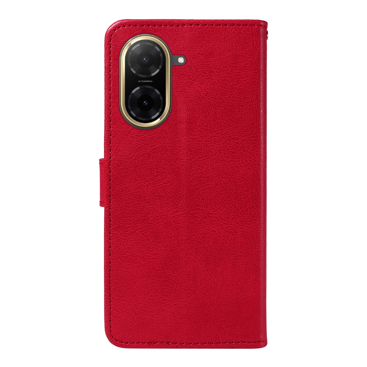 SKALO Xiaomi Redmi A5 4G PU Leather Wallet Case - More Colors_MGF Red Red - Image 6