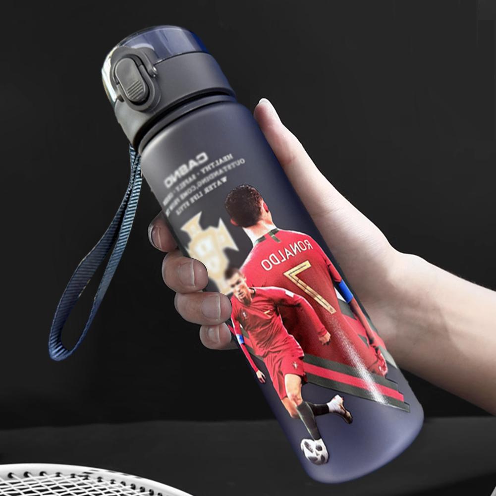 Ronaldo Sport Water Bottle with Blender Ball - BPA-Free Protein Shaker Cup B 560ml - Image 6