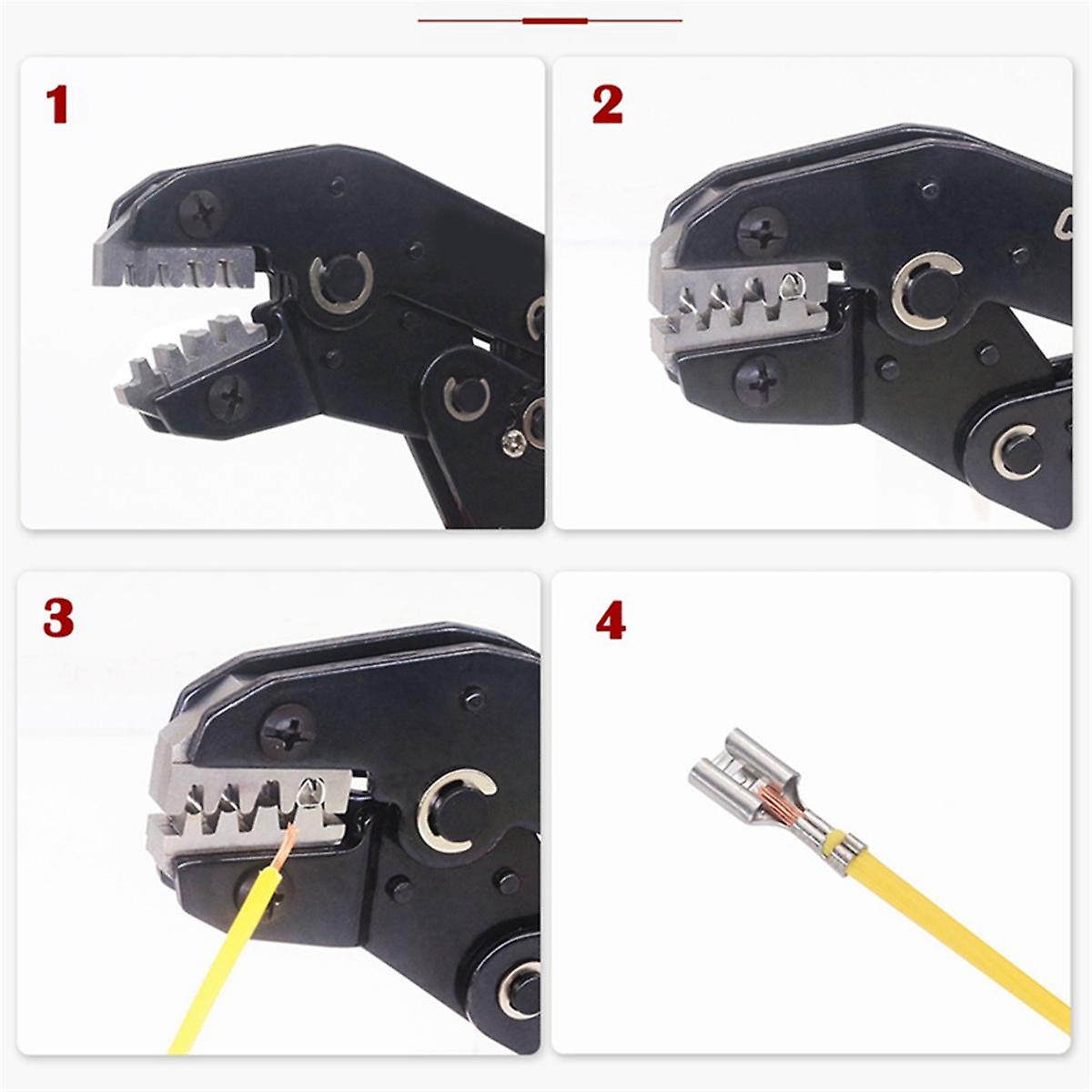 Sn-58b Latching Crimping Pliers Crimping Tool Single Pliers Connector Set AWG24-13 For Terminal Wire P - Image 5