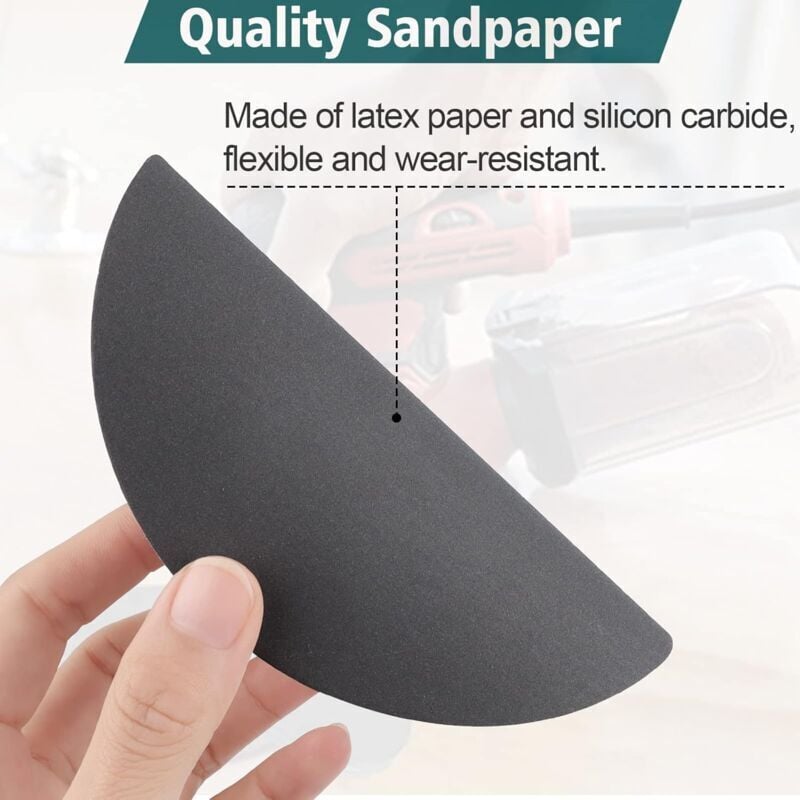 24-piece 50mm wet and dry sanding discs, 600-5000 grit, abrasive for polishing metal and wood - Image 2