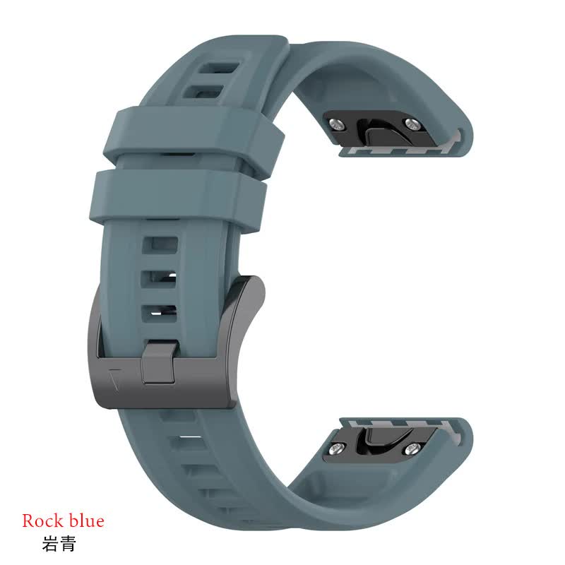 26mm Silicone Strap for Garmin fenix 7X 7 7S 6X 6 Pro 6S 5 5X Plus Smartwatch Bracelet for Garmin Descent mk2i mk3 51mm 13 13 Garmin Fenix 6X PRO - Image 1