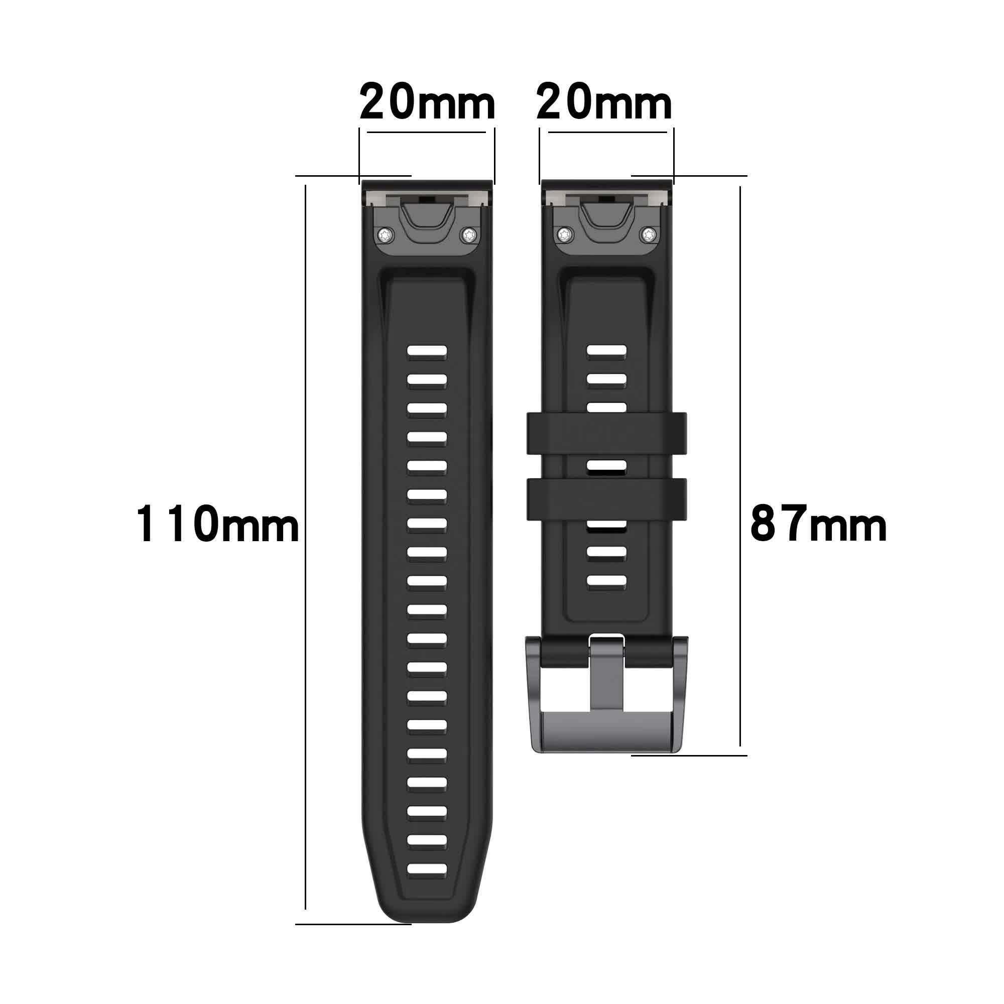 26mm Silicone Strap for Garmin fenix 7X 7 7S 6X 6 Pro 6S 5 5X Plus Smartwatch Bracelet for Garmin Descent mk2i mk3 51mm 13 13 Garmin Fenix 6X PRO - Image 6