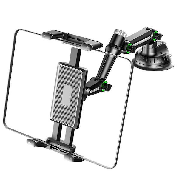 Car Tablet Holder Long Arm Suction Cup Mount for Pro Air 4-13 inch for Tablet SUV Truck Windshield Window Black - Image 3