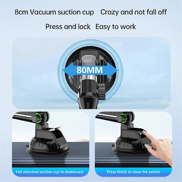Car Tablet Holder Long Arm Suction Cup Mount for Pro Air 4-13 inch for Tablet SUV Truck Windshield Window Black - Image 5