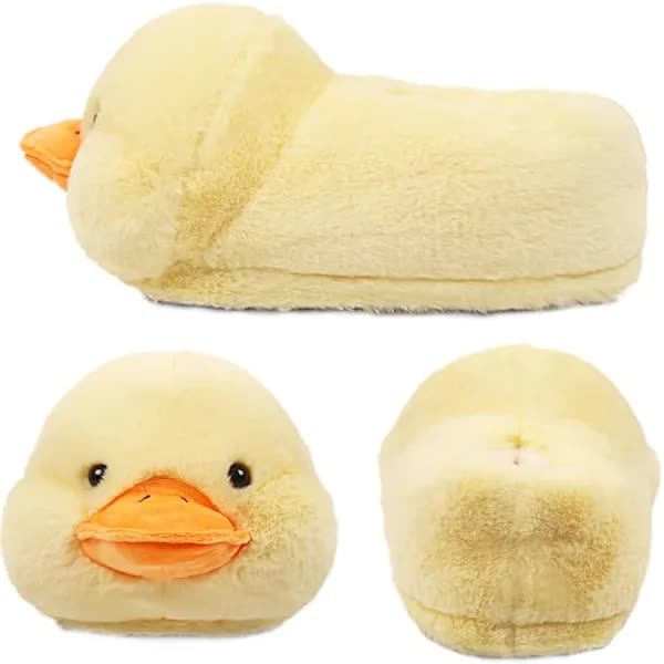 Bubble Animal Slippers for Women, Fluffy Duck Shark Lion Dog Slippers for Winter Cute Women's Shoes Non-Slip Indoor Outdoor Shoes EU Size 35-40 Duck,35... - Image 3