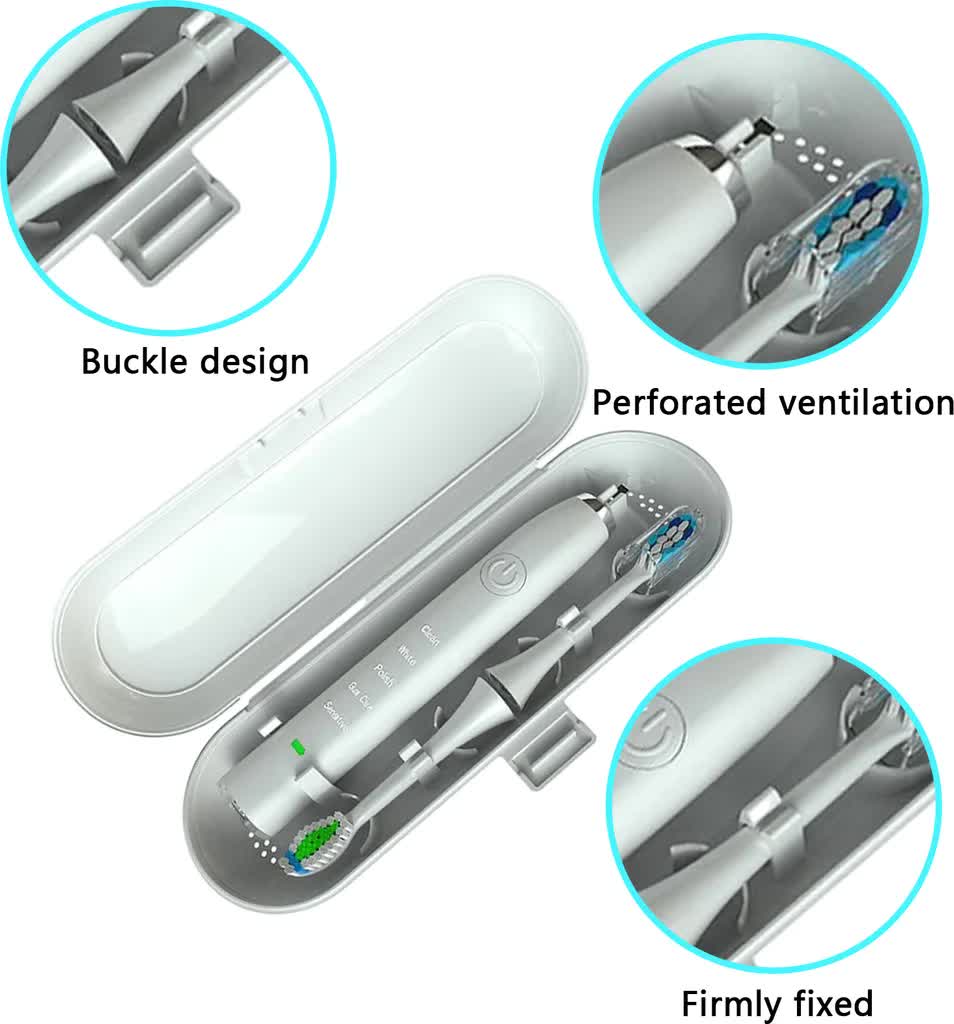 2-pack travel toothbrush case, electric toothbrush case, for Braun Oral-B electric toothbrush - Image 5