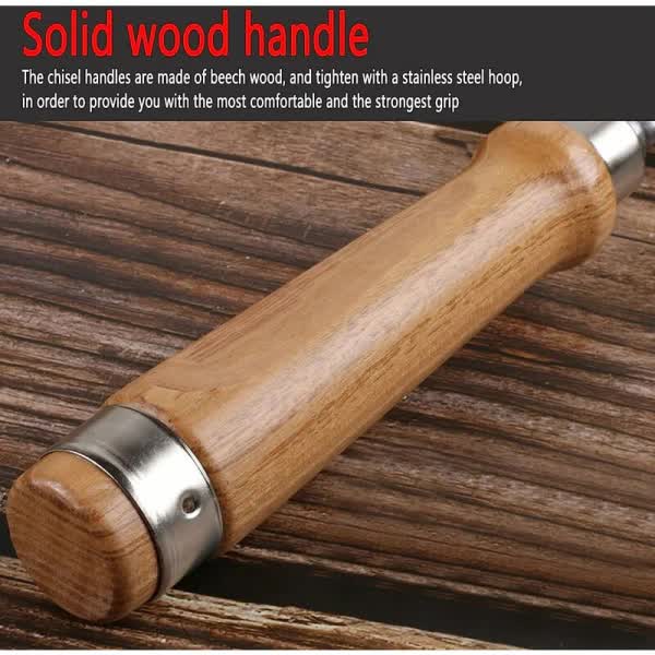 4-piece wood chisel set, chisel set for wood carving and DIY - Image 4