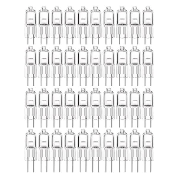 20-pack G4 halogen bulbs 10W 12V warm white - Image 1
