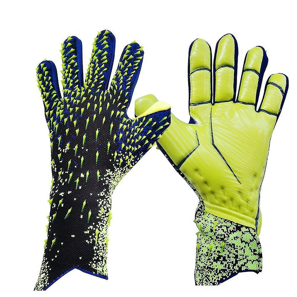 Kids Football Goalkeeper Gloves Durable Green Green Green 6 - Image 2