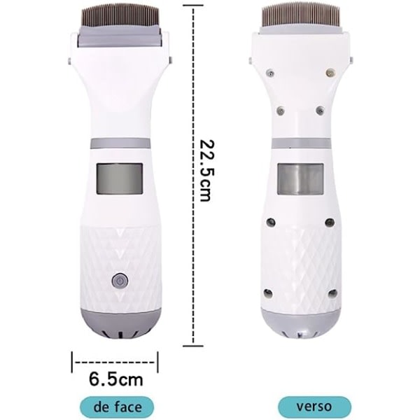 Electric Lice Comb, Vacuum Cleaner with Three Filters for Kids and Pets, Professional Lice Cleaning Tool - Image 3