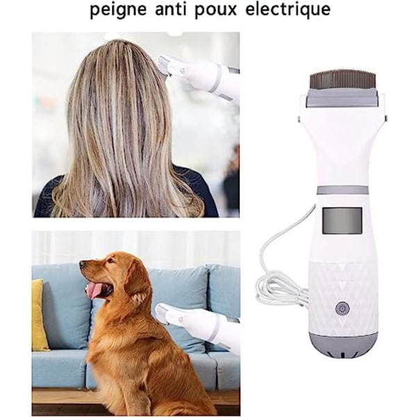 Electric Lice Comb, Vacuum Cleaner with Three Filters for Kids and Pets, Professional Lice Cleaning Tool - Image 5