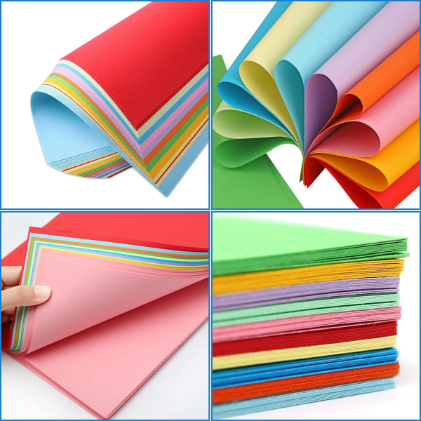 100 Sheets A4 Colored Paper 70gsm Handmade Paper for DIY Art - Image 4