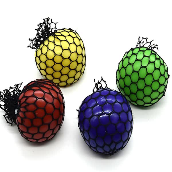4-pack Mesh Stress Balls for Adults and Kids - Image 1