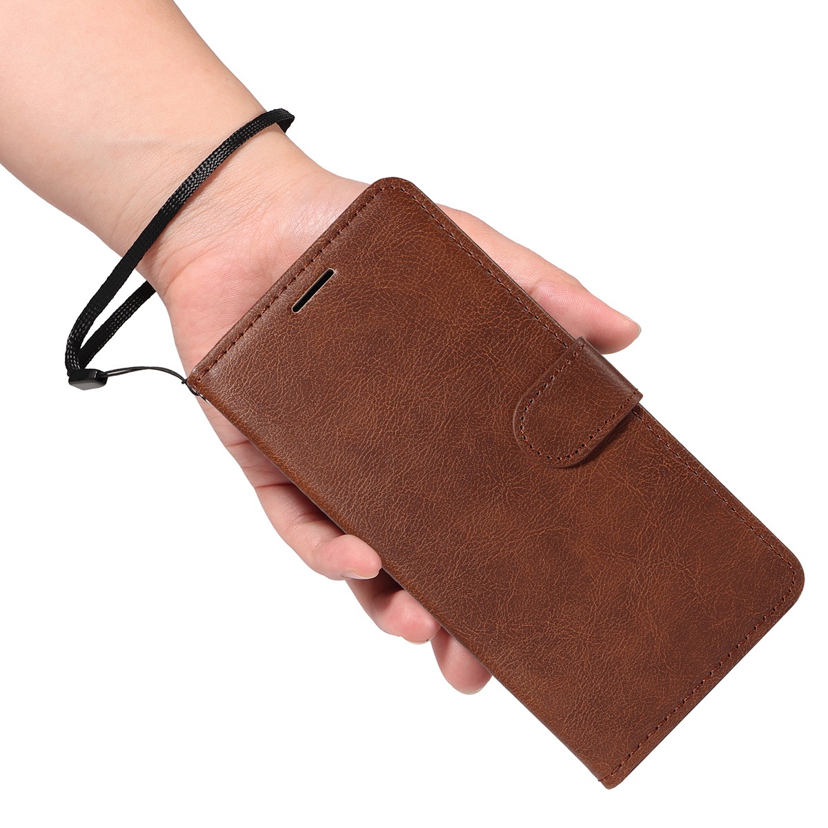 SKALO Xiaomi Redmi A5 4G PU Leather Wallet Case - More Colors_MGF Brown - Image 7