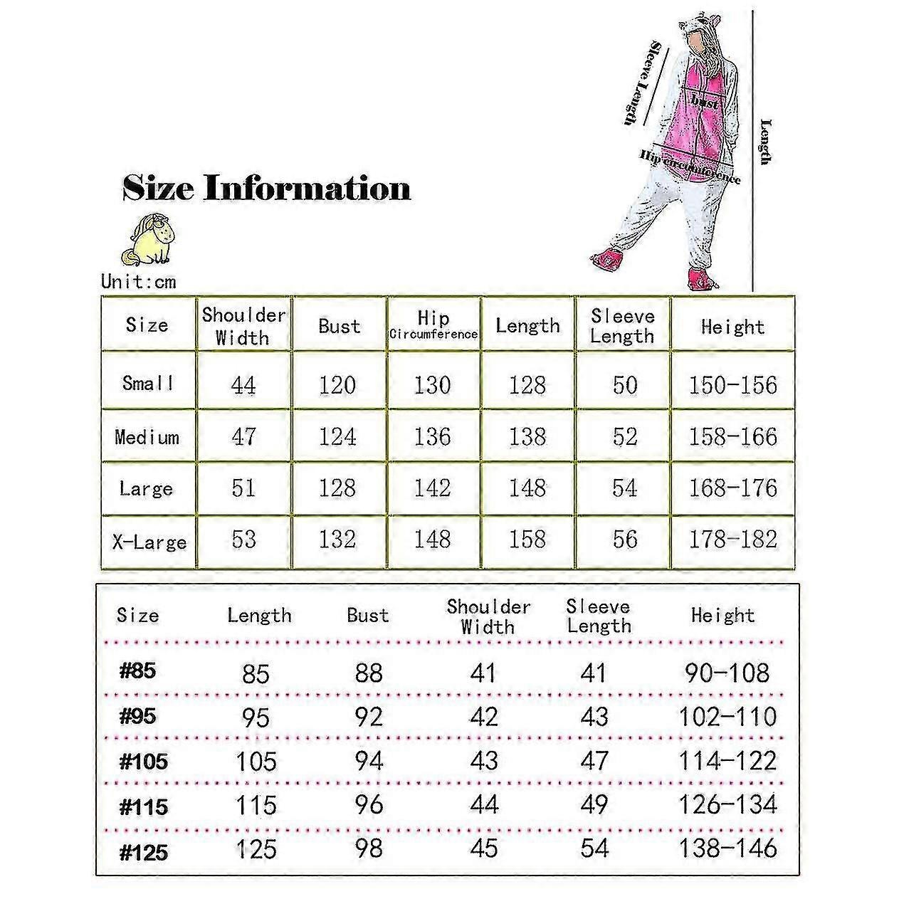 Pegasus Clothing Unicorn Pajamas Kigurumi Jumpsuit Pink Rose XL - Image 5