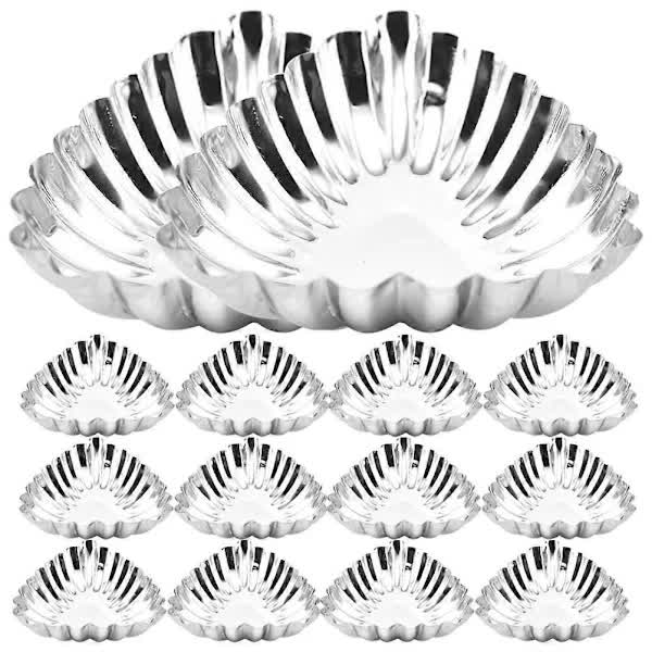 20 pcs stainless steel egg molds, decorative baking molds, muffin molds, kitchen molds - Image 1