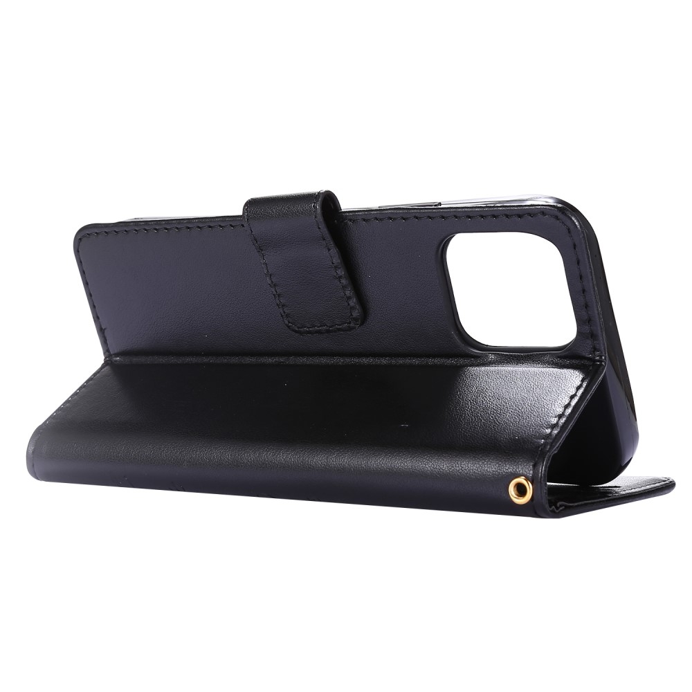 Compatible with iPhone, iPhone 12 / 12 Pro - Floral Case - Black Black Black - Image 4