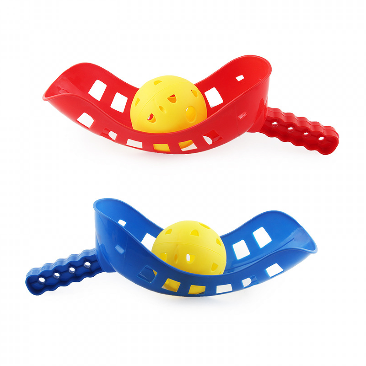 Scoop Ball Toy Set - Outdoor Toys for Kids with Thrower and Balls - Throw and Catch Ball Game, Fun Beach Toys - Image 1