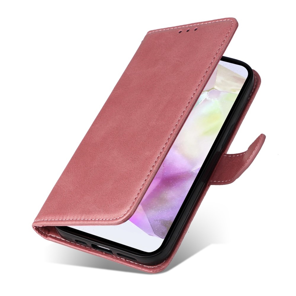 Compatible with Samsung A56 5G Compatible PU Leather Wallet Case - More Colors Pink - Image 6