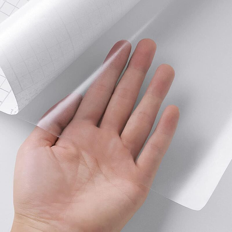 Transparent Self-Adhesive Film 45x500cm Oil-Resistant Waterproof Vinyl Roll Stickers for Kitchen Wall Furniture Protection Decorative Film - Image 3