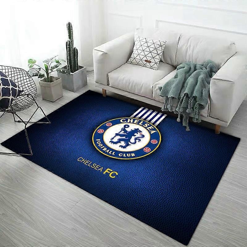 Retro Carpet Football Club Soft Non-Slip Highly Absorbent Carpet Suitable for Study Room Chelsea A Chelsea A 90x140cm - Image 1
